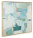 Wynburn - White / Blue / Green - Wall Art - Tallahassee Discount Furniture (FL)