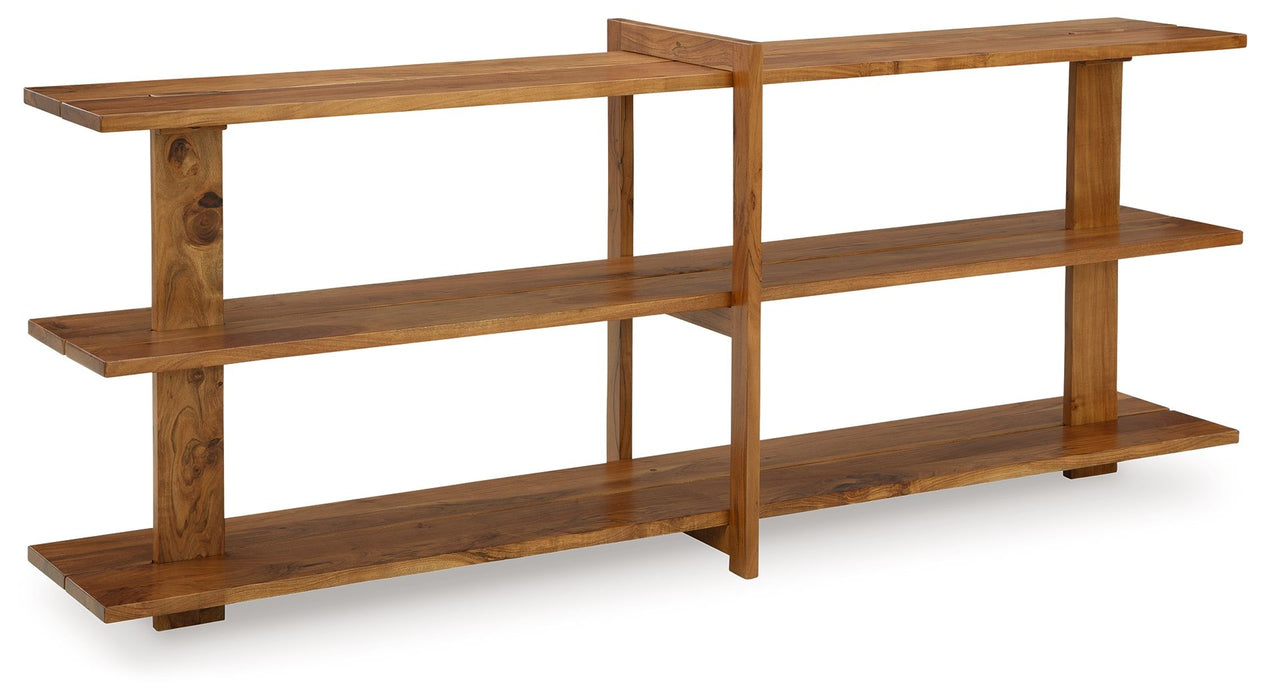 Fayemour - Brown - Console Sofa Table - Tallahassee Discount Furniture (FL)