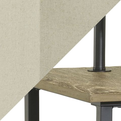 Shianne - Metal Tray Lamp  - Black - Tallahassee Discount Furniture (FL)