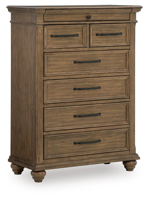 Karallin - Seven Drawer Chest - Medium Brown - Tallahassee Discount Furniture (FL)