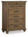 Karallin - Seven Drawer Chest - Medium Brown - Tallahassee Discount Furniture (FL)