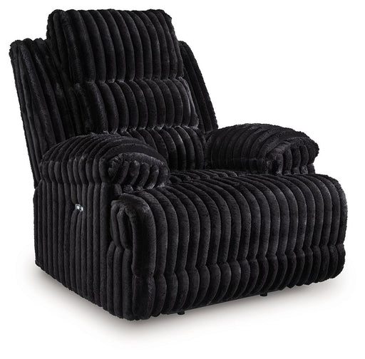 Rhine Falls - Zero Wall Power Recliner - Onyx - Tallahassee Discount Furniture (FL)