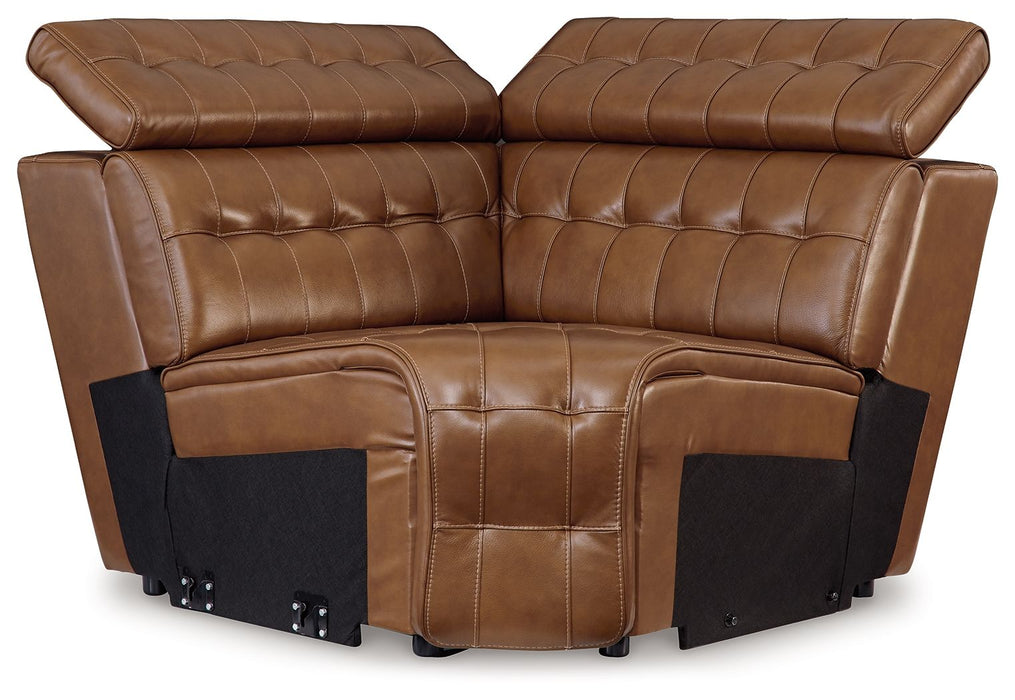 Temmpton - Chocolate - Wedge With Manual Headrest - Tallahassee Discount Furniture (FL)
