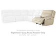 Double Deal - Almond - Raf Zero Wall Power Recliner - Tallahassee Discount Furniture (FL)