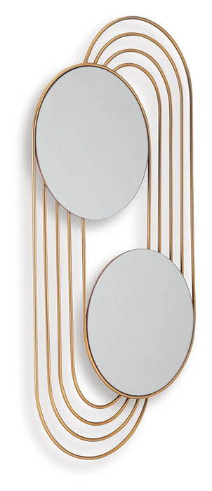 Warrenley - Gold Finish - Accent Mirror - Tallahassee Discount Furniture (FL)