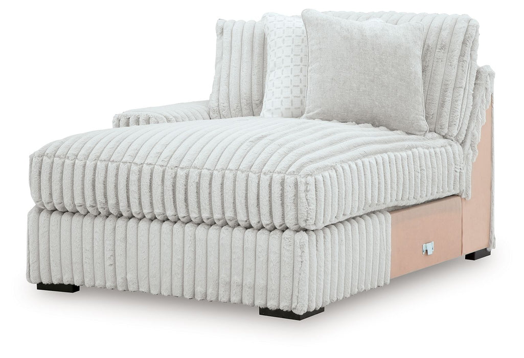 Stupendous - LAF Corner Chaise - Alloy - Tallahassee Discount Furniture (FL)