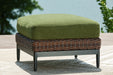 Horizon Hall - Brown / Green - Ottoman With Cushion - Tallahassee Discount Furniture (FL)