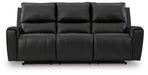 Glossmore - Reclining Sofa - Black - Tallahassee Discount Furniture (FL)