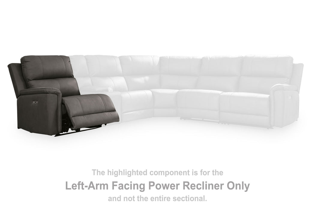 Bleckley - LAF Zero Wall Power Recliner - Anchor - Tallahassee Discount Furniture (FL)