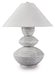 Brickdon - Distressed White - Poly Table Lamp - Tallahassee Discount Furniture (FL)