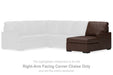 McDowlan - RAF Corner Chaise - Coffee - Tallahassee Discount Furniture (FL)
