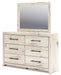 Lawroy - Light Natural - Dresser And Mirror - Tallahassee Discount Furniture (FL)
