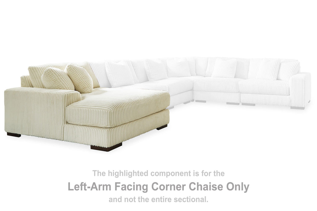Lindyn - Beige - LAF Corner Chaise - Tallahassee Discount Furniture (FL)