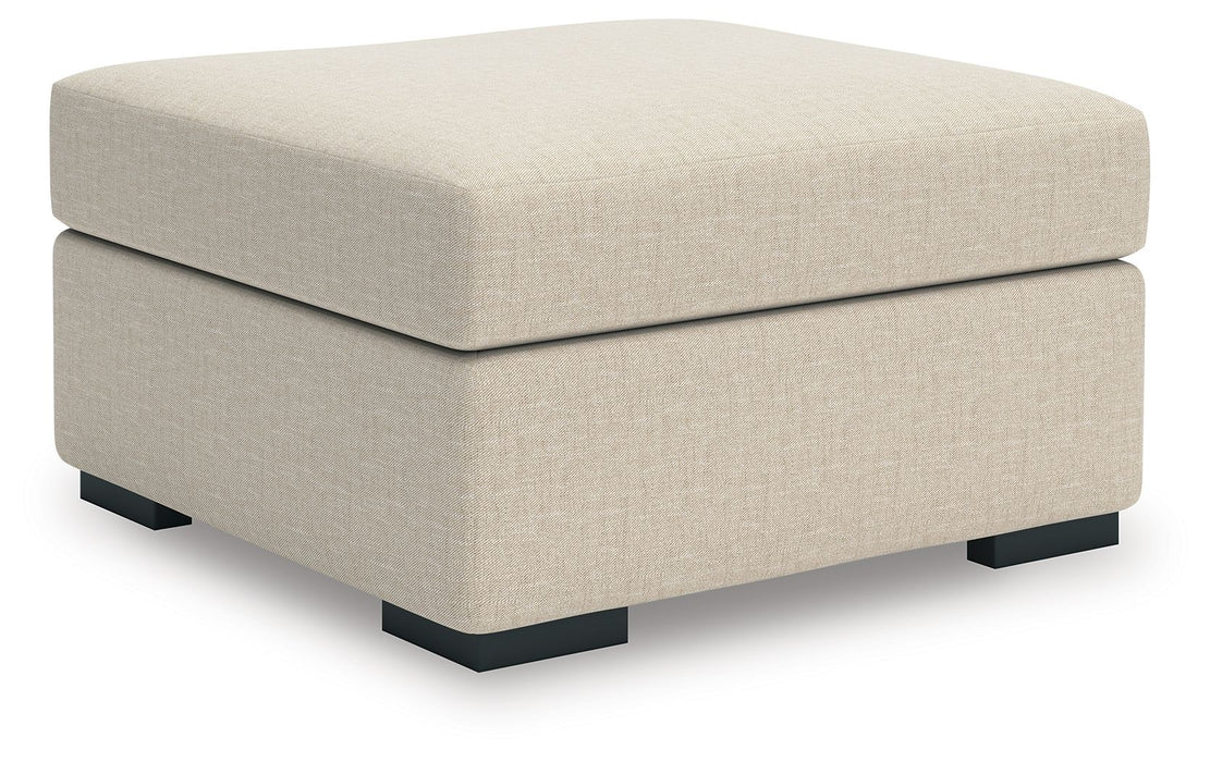 LadyMae - Twill - Oversized Accent Ottoman - Tallahassee Discount Furniture (FL)