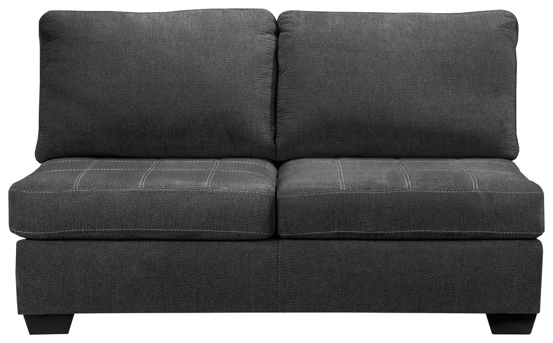 Ambee - Slate - Armless Loveseat - Tallahassee Discount Furniture (FL)