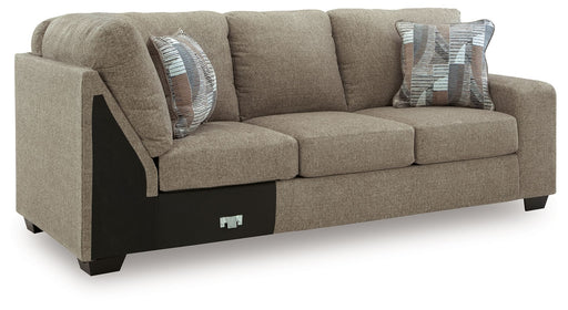 Newellen - RAF Sofa With Corner Wedge - Beige - Tallahassee Discount Furniture (FL)