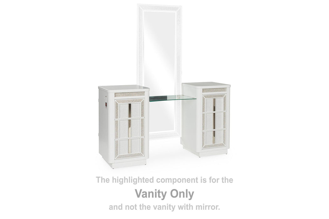 Chalanna - Vanity - White - Tallahassee Discount Furniture (FL)