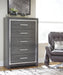 Lodanna - Gray - Five Drawer Chest - Tallahassee Discount Furniture (FL)
