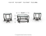Tarrin - Occasional Table Set (Set of 3) - Black - Tallahassee Discount Furniture (FL)