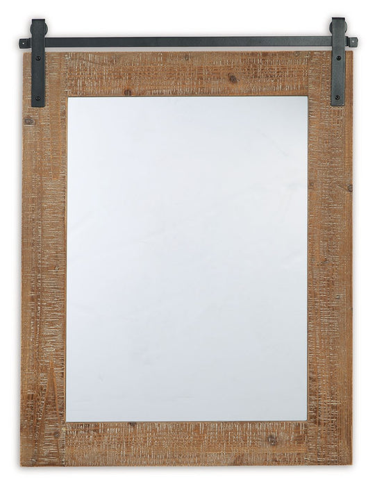 Lanie - Accent Mirror - Antique Brown - Tallahassee Discount Furniture (FL)