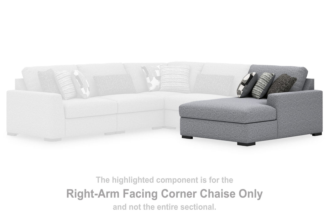 Bealton - Salt and Pepper - RAF Corner Chaise - Tallahassee Discount Furniture (FL)