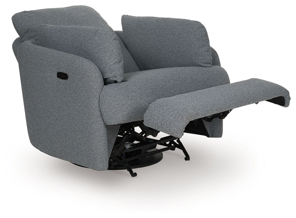 Alainmont Next-Gen Nuvella - Swivel Power Recliner - Tallahassee Discount Furniture (FL)