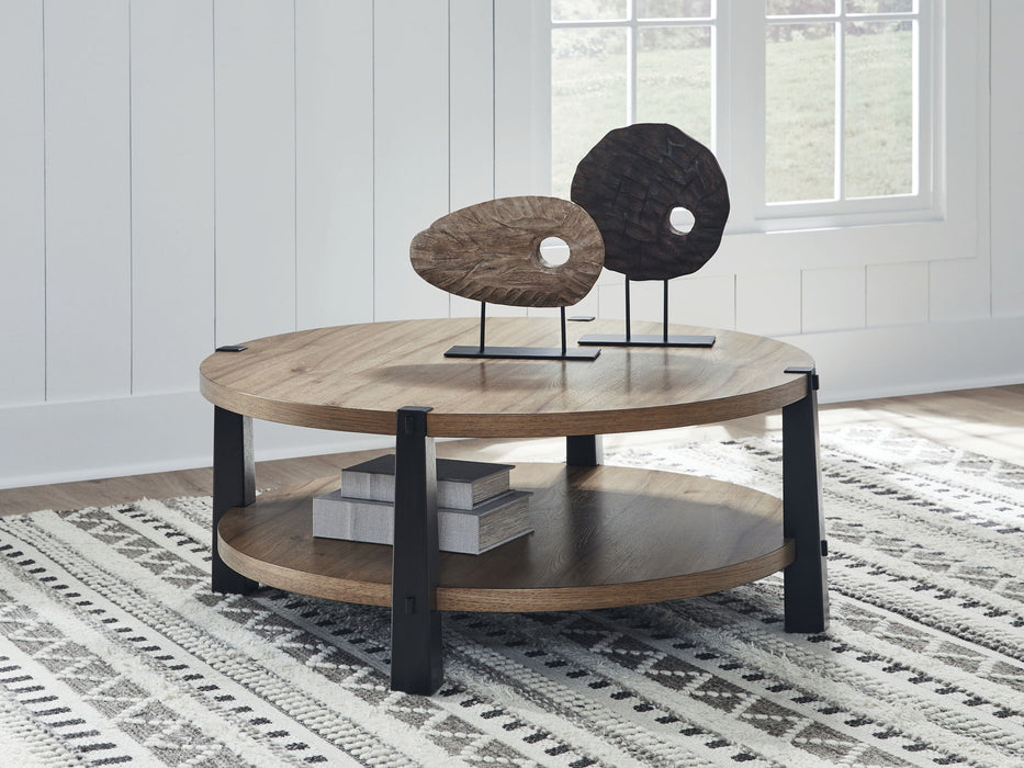 Ridgester - Round Table - Tallahassee Discount Furniture (FL)