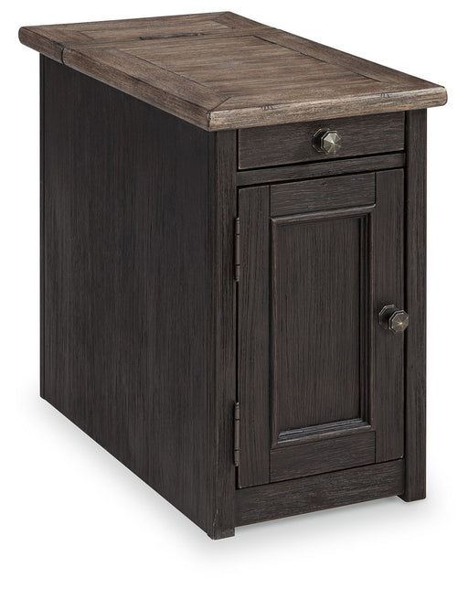 Tyler Creek - Grayish Brown / Black - Chair Side End Table - Tallahassee Discount Furniture (FL)