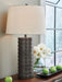 Neilett - Poly Table Lamp (Set of 2) - Antique Brown - Tallahassee Discount Furniture (FL)