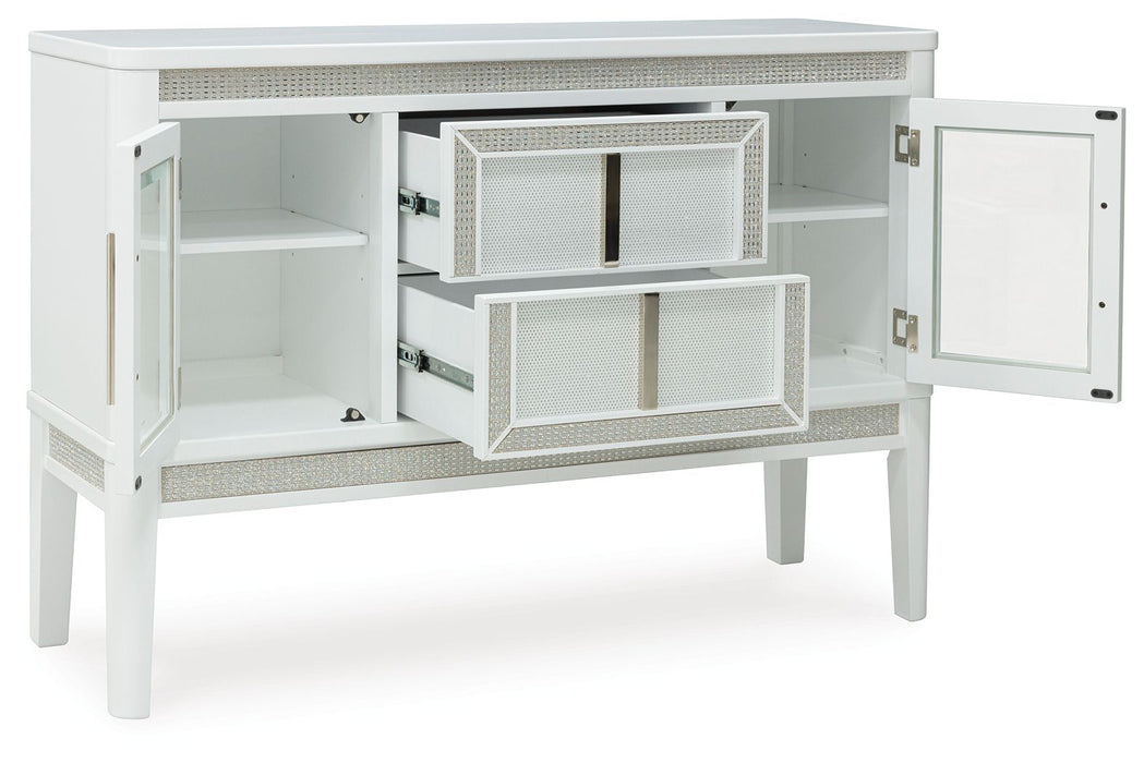 Chalanna - White - Dining Room Server - Tallahassee Discount Furniture (FL)