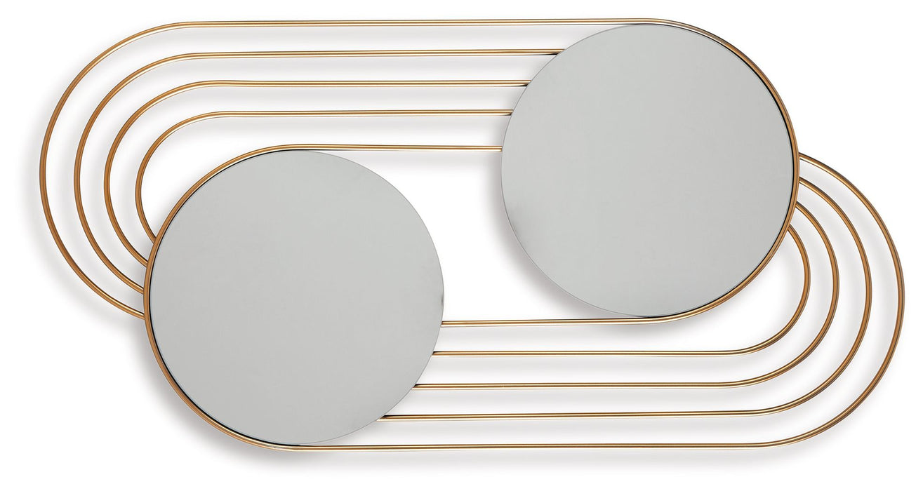 Warrenley - Gold Finish - Accent Mirror - Tallahassee Discount Furniture (FL)