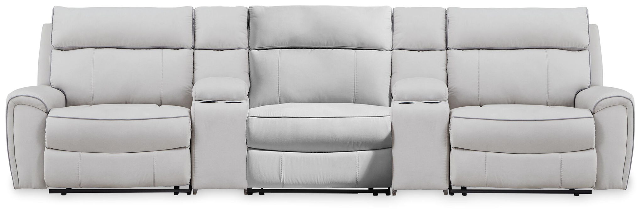 Social Pointe - Reclining Sectional - Tallahassee Discount Furniture (FL)
