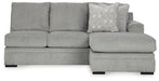 Casselbury - Cement - Raf Sofa Chaise - Tallahassee Discount Furniture (FL)