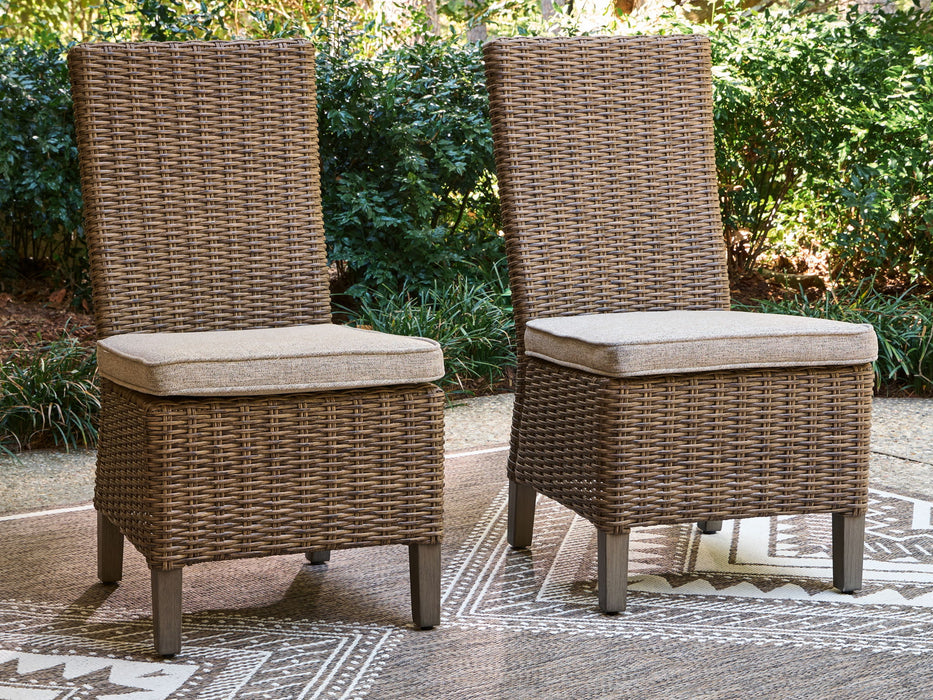 Laguna Heights - Side Chair With Cushion (Set of 2) - Beige - Tallahassee Discount Furniture (FL)