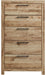Hyanna - Tan Brown - Five Drawer Chest - Tallahassee Discount Furniture (FL)