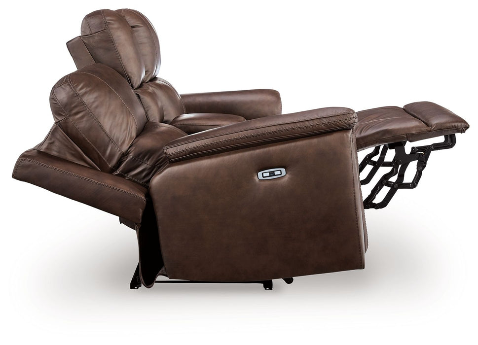 Bleckley - Power Reclining Loveseat With Console / Adjustable Headrest - Tallahassee Discount Furniture (FL)