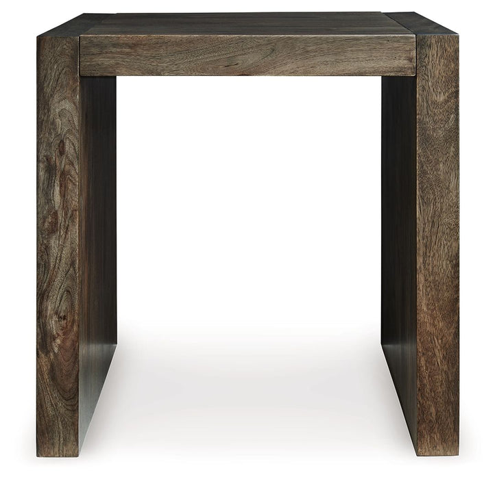 Dreggan - Brown - Square End Table - Tallahassee Discount Furniture (FL)