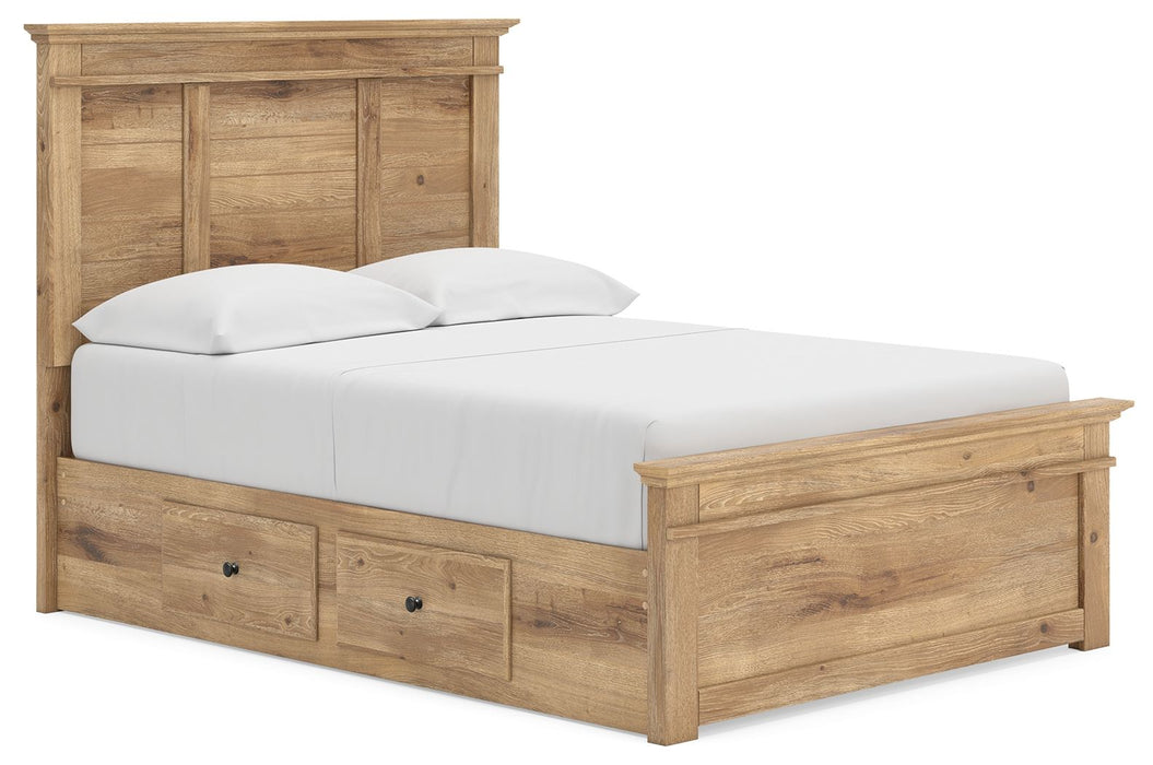 Makidern - Panel Storage Bed With Under Bed Storage Unit - Tallahassee Discount Furniture (FL)