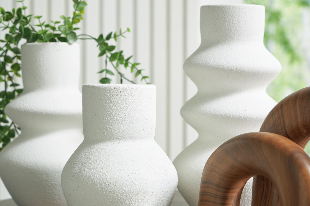 Carterworth - Accessory Set (Set of 5) - White / Brown - Tallahassee Discount Furniture (FL)