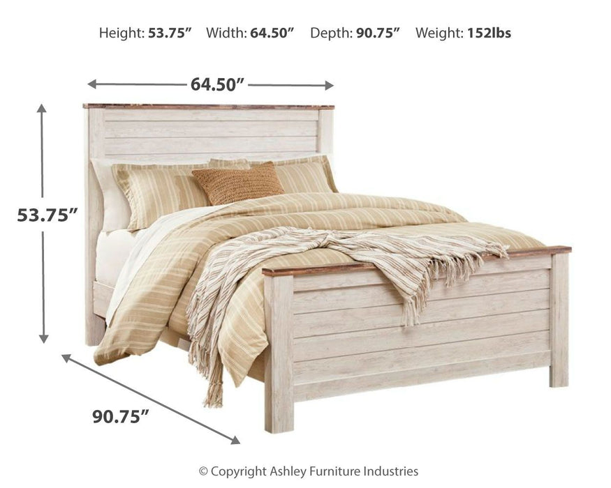 Willowton - Panel Bed - Tallahassee Discount Furniture (FL)