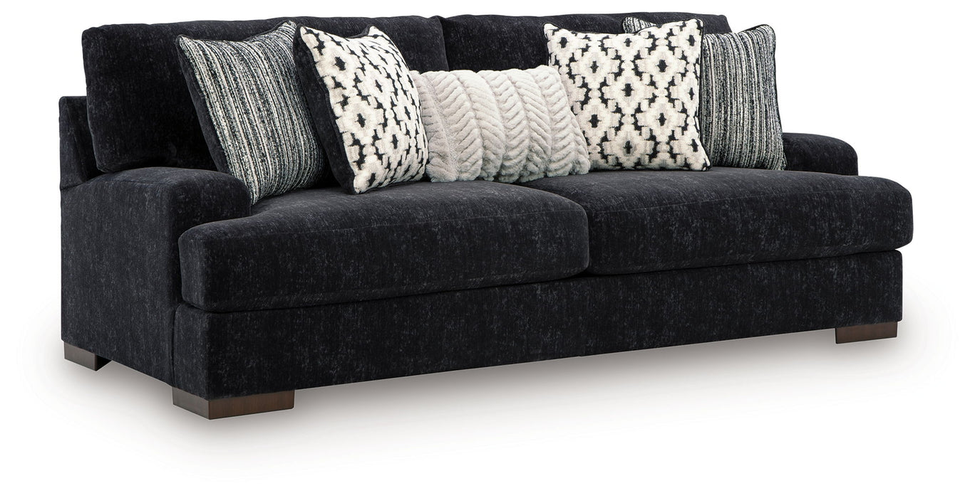 Whitmore Manor - Sofa - Black Pearl - Tallahassee Discount Furniture (FL)