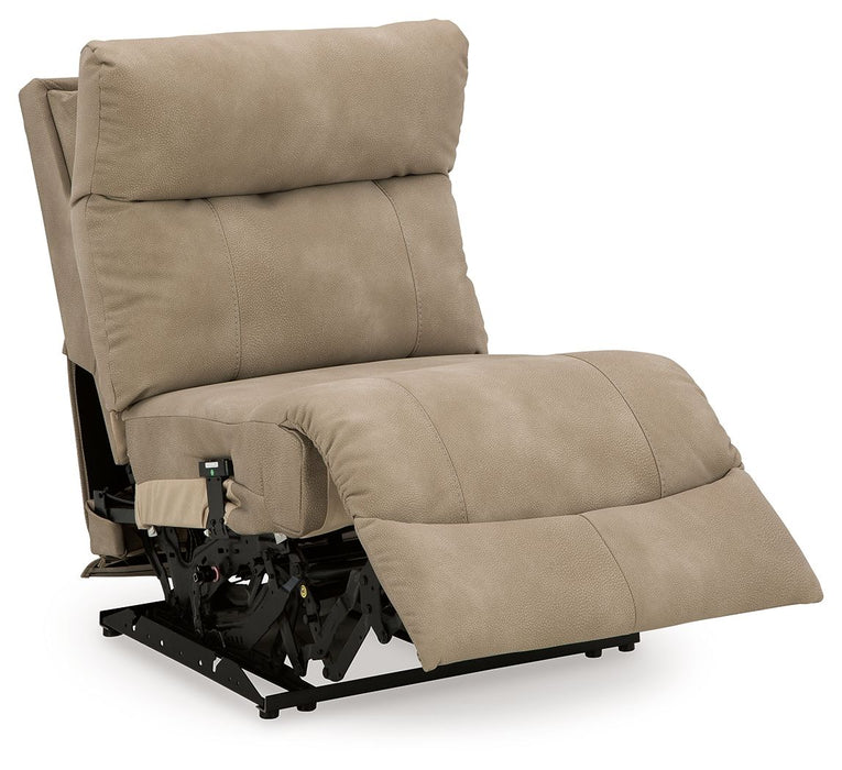 Next-gen Durapella - Sand - Power Armless Recliner With Adj Headrest - Tallahassee Discount Furniture (FL)