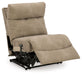Next-gen Durapella - Sand - Power Armless Recliner With Adj Headrest - Tallahassee Discount Furniture (FL)