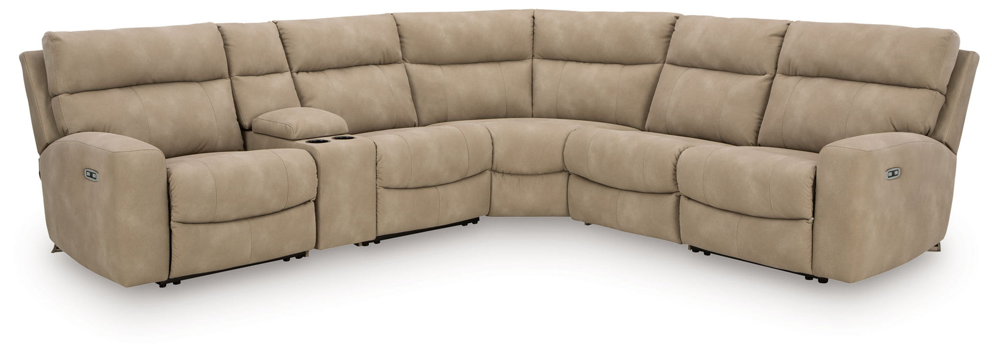 Next-Gen Durapella - Power Reclining Sectional Set - Tallahassee Discount Furniture (FL)