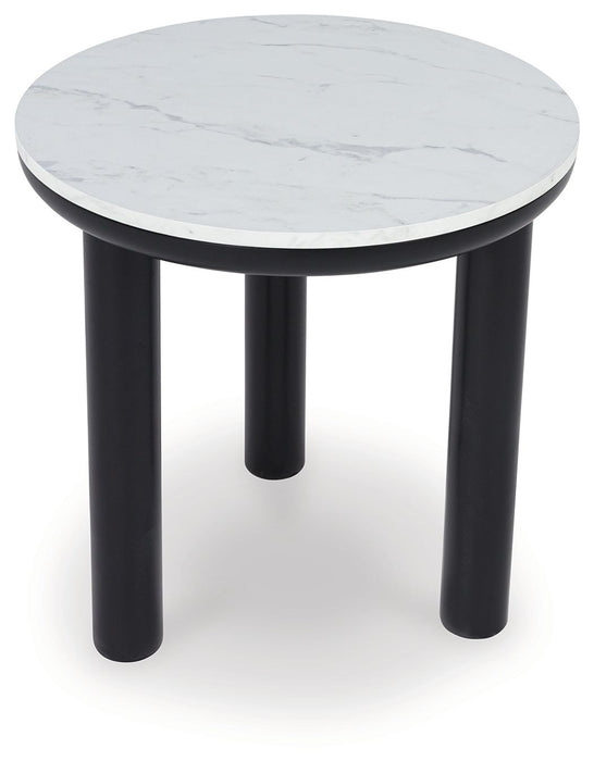 Xandrum - Black / White - Occasional Table Set (Set of 3) - Tallahassee Discount Furniture (FL)