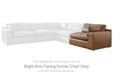 Emilia - Caramel - Raf Corner Chair - Tallahassee Discount Furniture (FL)