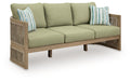 Serena Shores - Beige / Green - Sofa With Cushion - Tallahassee Discount Furniture (FL)