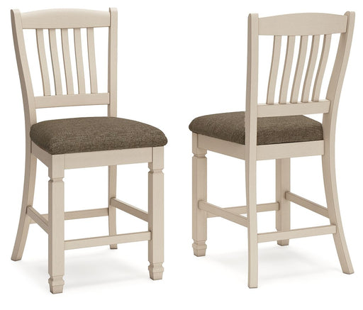 Bolanburg - Upholstered Barstool (Set of 2) - Beige - Tallahassee Discount Furniture (FL)