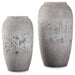 Dimitra - Vase Set (Set of 2) - Brown / Cream - Tallahassee Discount Furniture (FL)