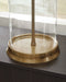 Gizeh - Glass Table Lamp - Clear / Gold Finish - Tallahassee Discount Furniture (FL)